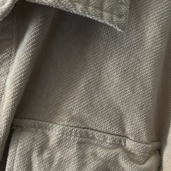 Lightly Used Tan Corduroy Shacket Size S - Picture 3 of 4